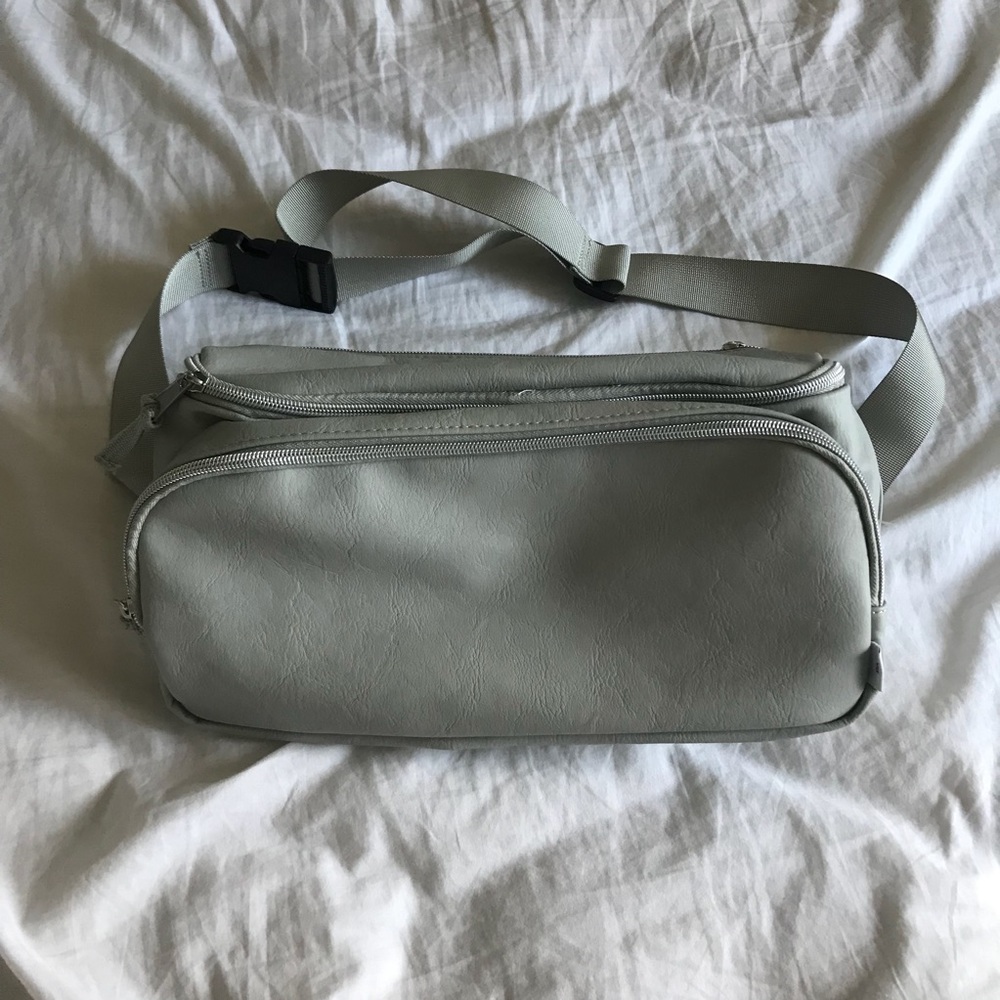 Grey fanny pack